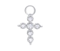 Cross Silver Charms CH-361